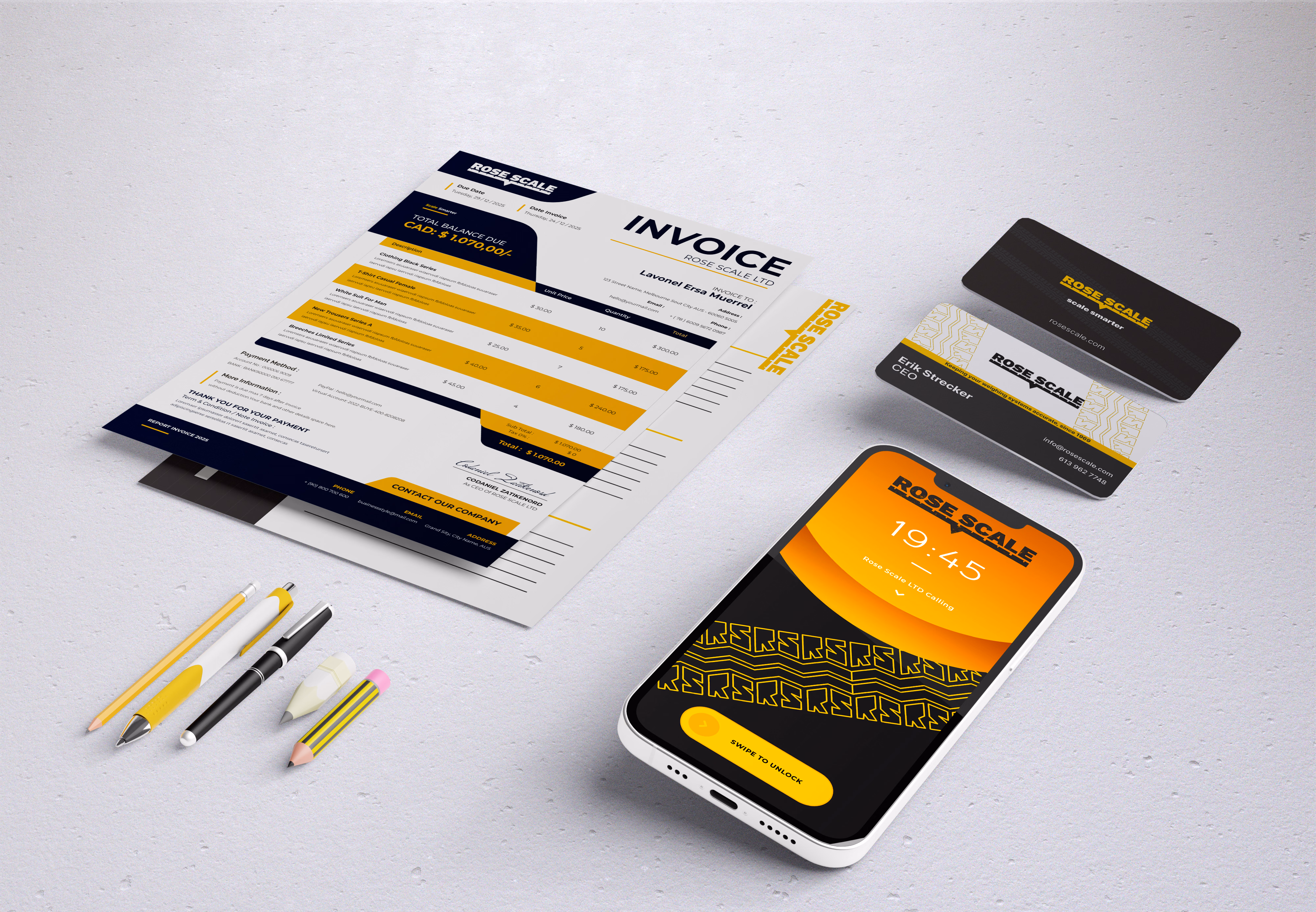 Rose Scale Website UX, UI and Identity System Architecture